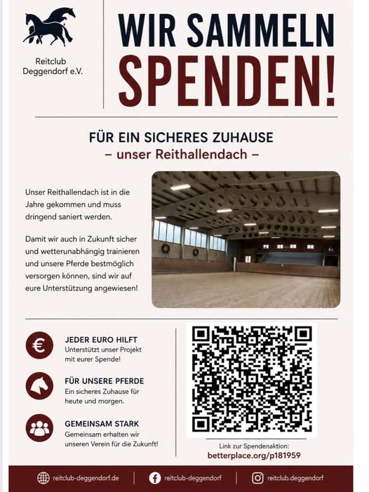 Neues Hallendach - Reitclub Deggendorf